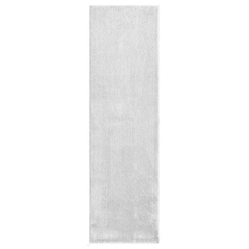 Washable Comfy Plain CMF00 Silver Runner-Desire Rugs-Rug Love - The Most Loved Rug Store